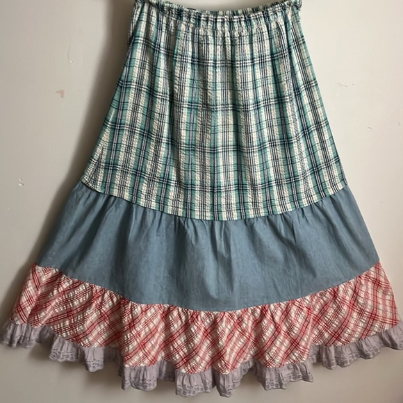 Micmac Paris Vintage Prairie Western Maxi Skirt - Picture 11 of 12